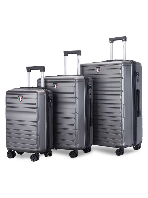 TUCCI Italy 3-Piece Hardsheel Spinner Suitcase Set